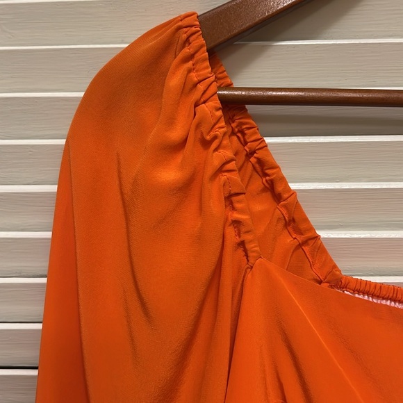 Lavender Brown 100% Silk Cal Top in Cara Cara, Size XSmall, NWT - Picture 5 of 17